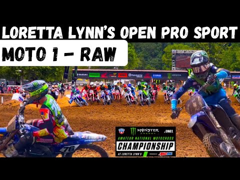 Raw Open Pro Sport Class Moto At Loretta Lynn S Gd Motocross